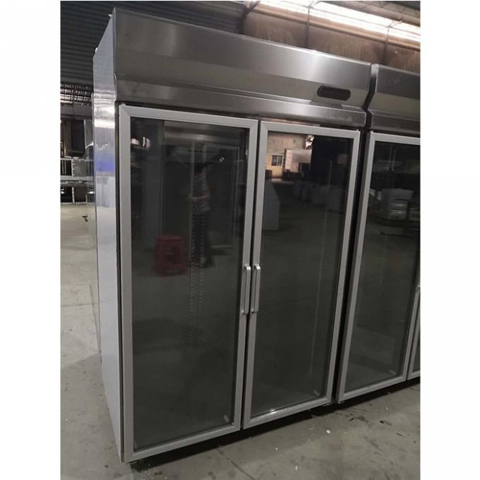 congelatore di frigorifero commerciale di acciaio inossidabile del montante 1000L 0